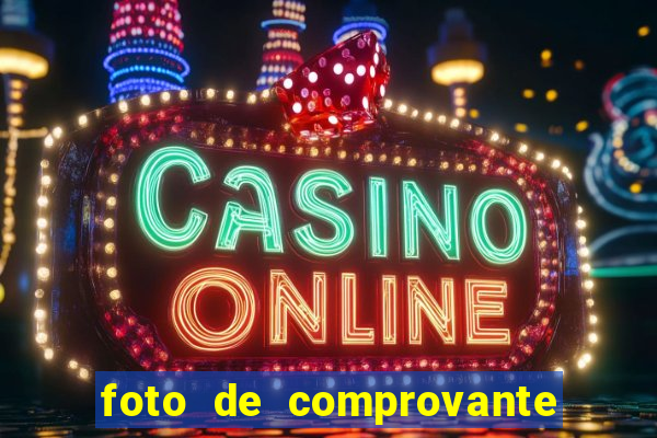 foto de comprovante de pix falso